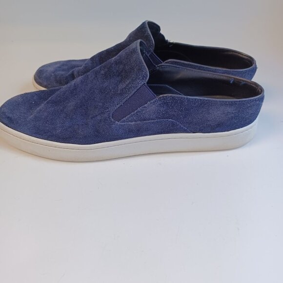 Vince Verrell Blue Suede Slip-On Sneaker - Picture 6 of 11